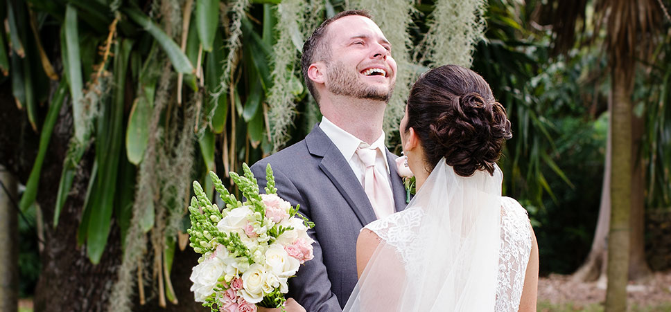 Emotional First Look Miami Wedding Photographer