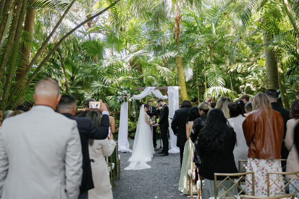 Cooper Estate wedding ceremony in Miami